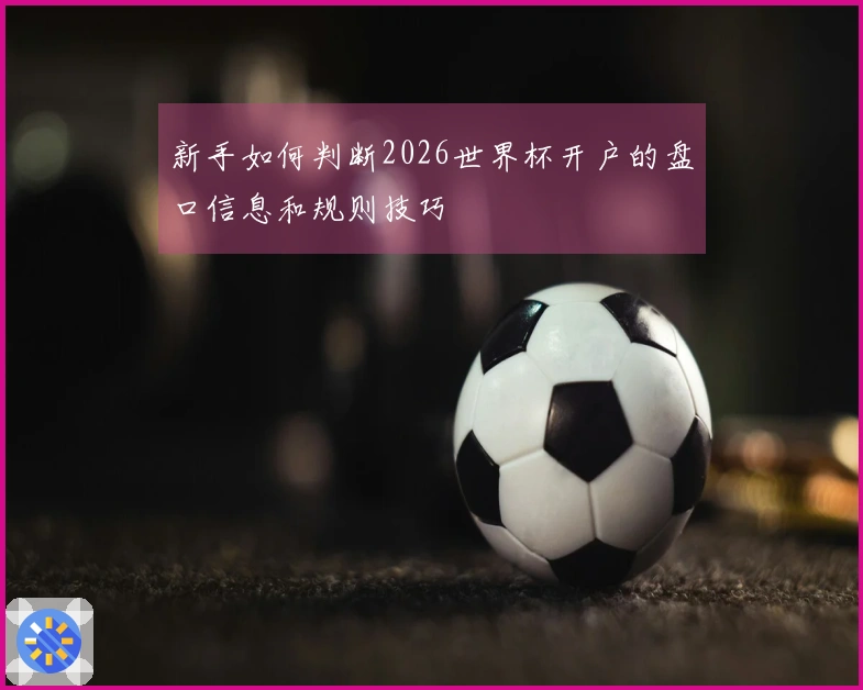 新手如何判断2026世界杯开户的盘口信息和规则技巧
