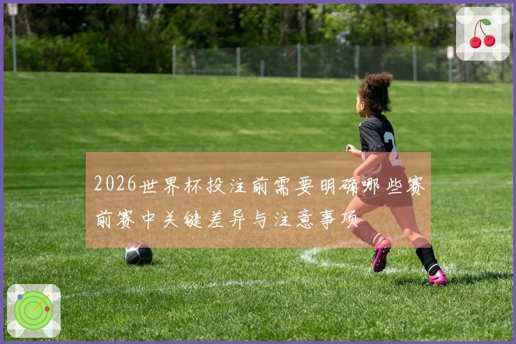 2026世界杯投注前需要明确哪些赛前赛中关键差异与注意事项